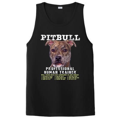 Pit Bull Pittie Brindle Lover Professional Human Trainer PosiCharge Competitor Tank