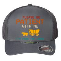 Please Be Patient With Me Im From The 1900s Vintage Flexfit Unipanel Trucker Cap