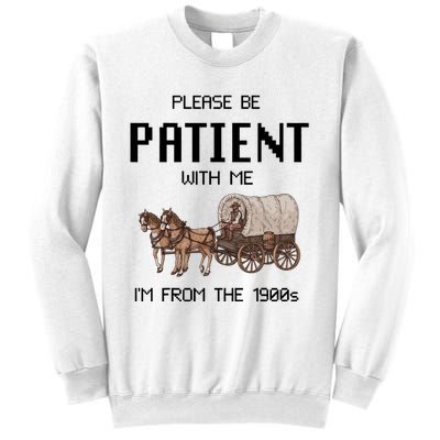 Please Be Patient With Me IM From The 1900s Vintage Sweatshirt