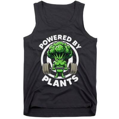 Powered By Plants Vegan Athlete Vegan Gym Vegan Bodybuilding Tank Top