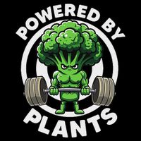 Powered By Plants Vegan Athlete Vegan Gym Vegan Bodybuilding Toddler T-Shirt