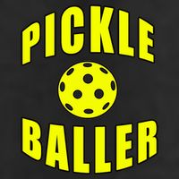 Pickle Baller Pickleball Player Design 7 Panel Mesh Trucker Snapback Hat