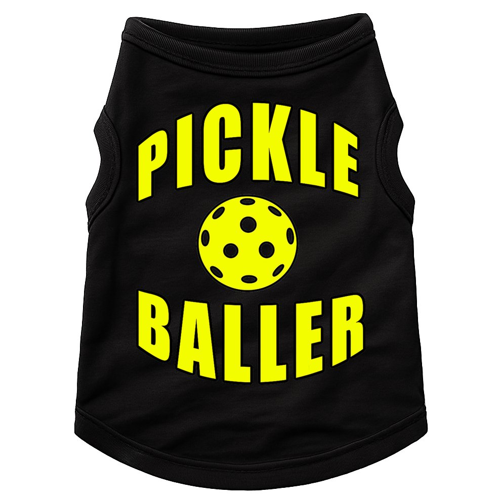 Pickle Baller Pickleball Player Design Doggie Tank