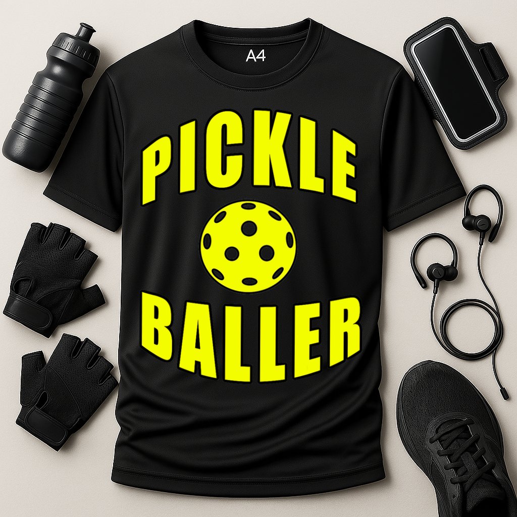 Pickle Baller Pickleball Player Design Performance Shirt