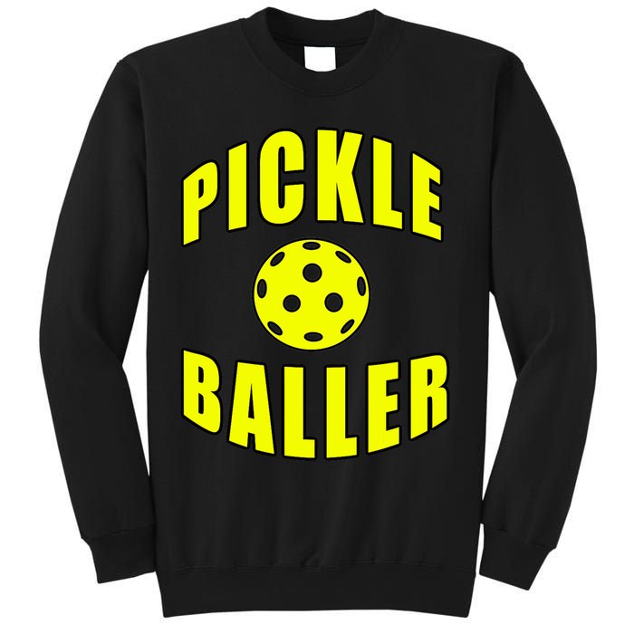 Pickle Baller Pickleball Player Design Sweatshirt