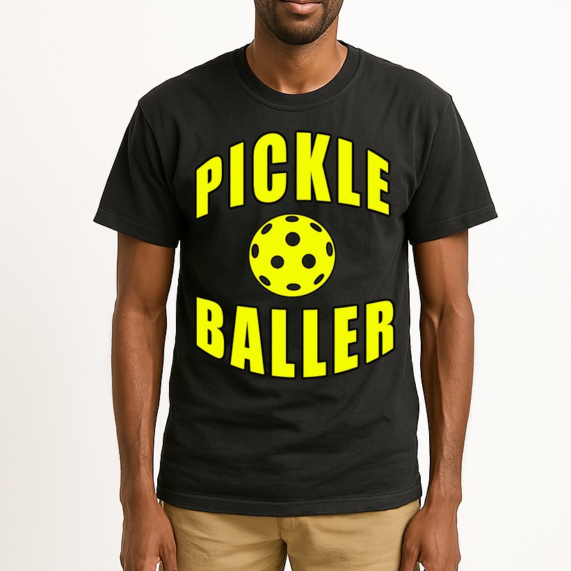 Pickle Baller Pickleball Player Design Tall T-Shirt