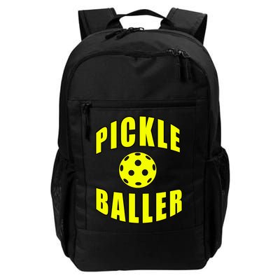 Pickle Baller Pickleball Player Design Backpack