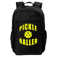 Pickle Baller Pickleball Player Design Backpack