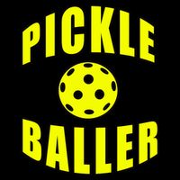 Pickle Baller Pickleball Player Design Backpack