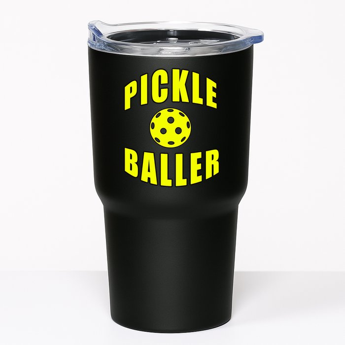 Pickle Baller Pickleball Player Design Tumbler