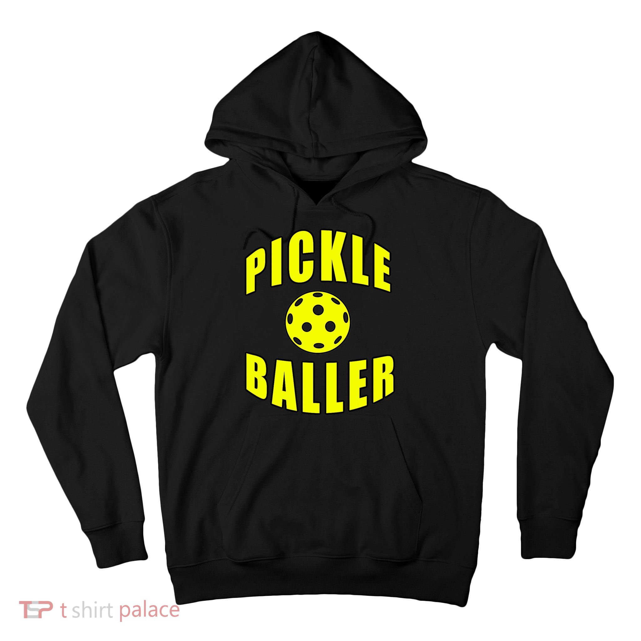 Pickle Baller Pickleball Player Design Tall Hoodie
