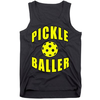 Pickle Baller Pickleball Player Design Tank Top