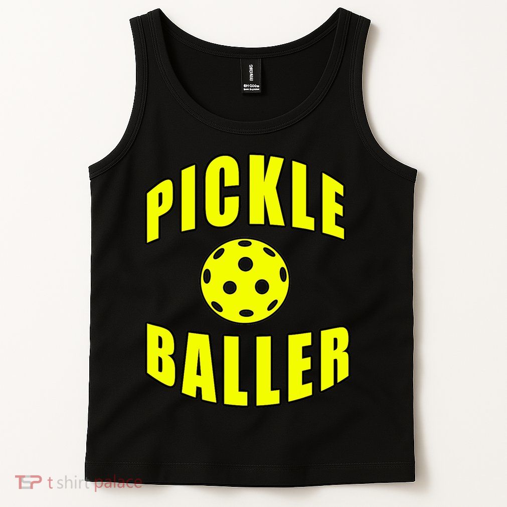 Pickle Baller Pickleball Player Design Tank Top