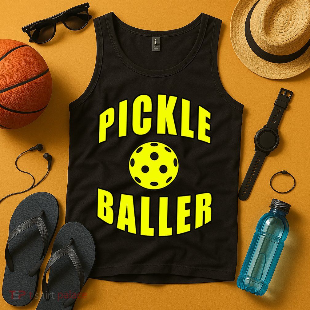Pickle Baller Pickleball Player Design Tank Top