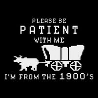 Please Be Patient IM From The 1900S Retro Oregon Trail 16 in Basic Backpack