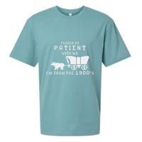 Please Be Patient IM From The 1900S Retro Oregon Trail Sueded Cloud Jersey T-Shirt
