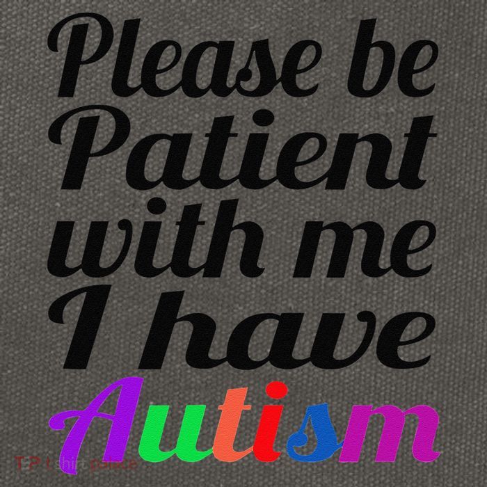 Please Be Patient With Me I Have Autism Cotton Canvas Backpack