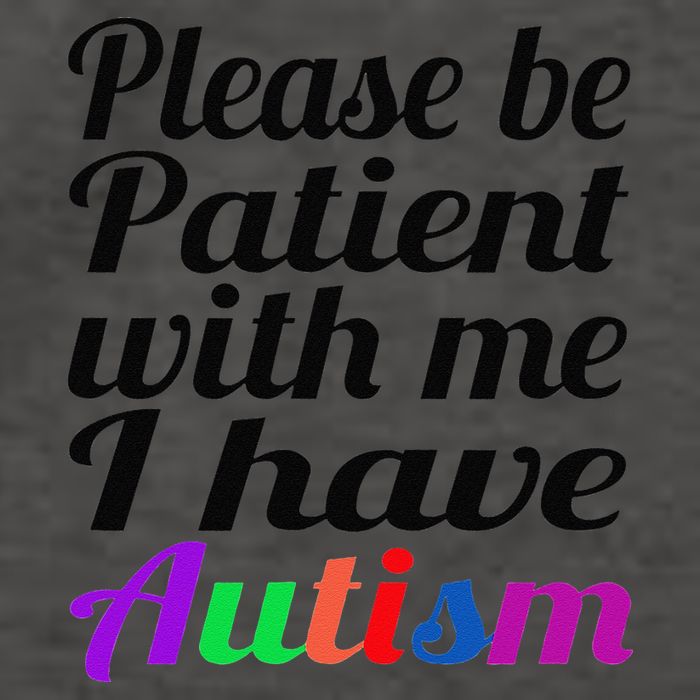 Please Be Patient With Me I Have Autism Vector Backpack