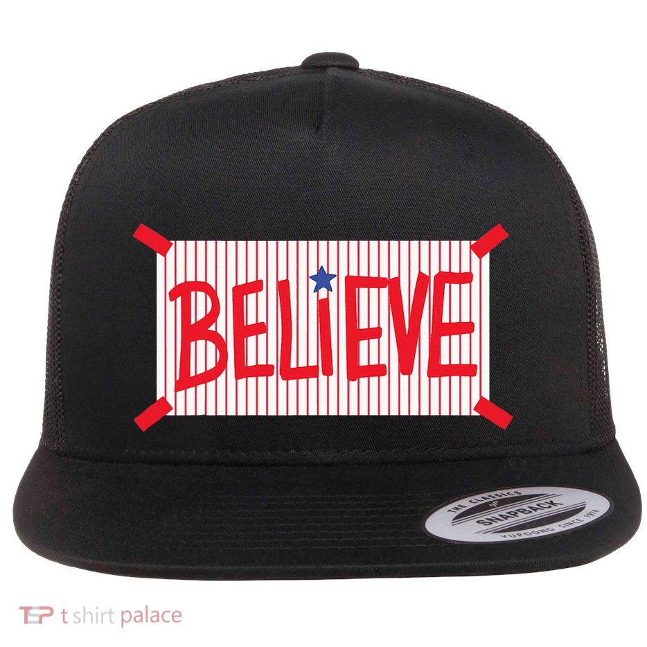 P.H.I.L.L.Y Believe Philadelphia Flat Bill Trucker Hat
