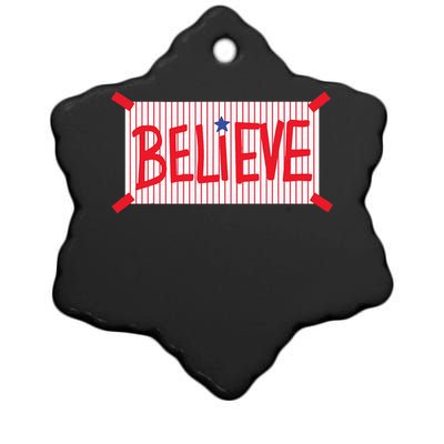 P.H.I.L.L.Y Believe Philadelphia Ceramic Star Ornament