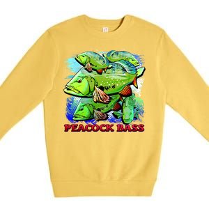 Peacock Bass Premium Crewneck Sweatshirt