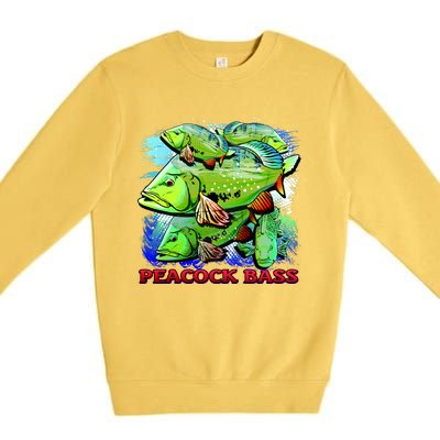 Peacock Bass Premium Crewneck Sweatshirt