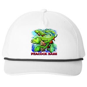 Peacock Bass Snapback Five-Panel Rope Hat