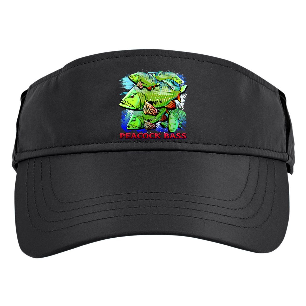 Peacock Bass Adult Drive Performance Visor