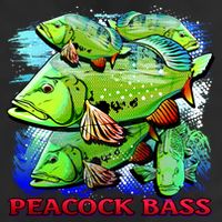 Peacock Bass Adult Drive Performance Visor