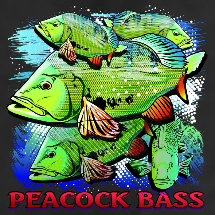 Peacock Bass Adult Drive Performance Visor