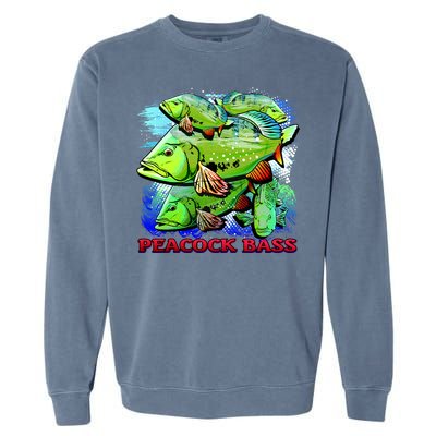 Peacock Bass Garment-Dyed Sweatshirt