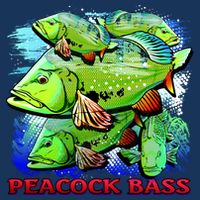Peacock Bass Button