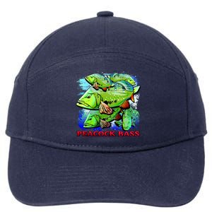 Peacock Bass 7-Panel Snapback Hat