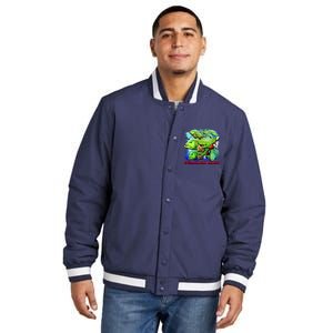 Peacock Bass Insulated Varsity Jacket