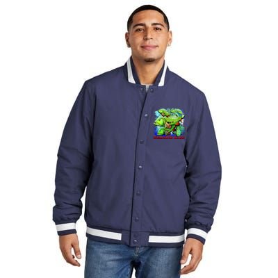 Peacock Bass Insulated Varsity Jacket