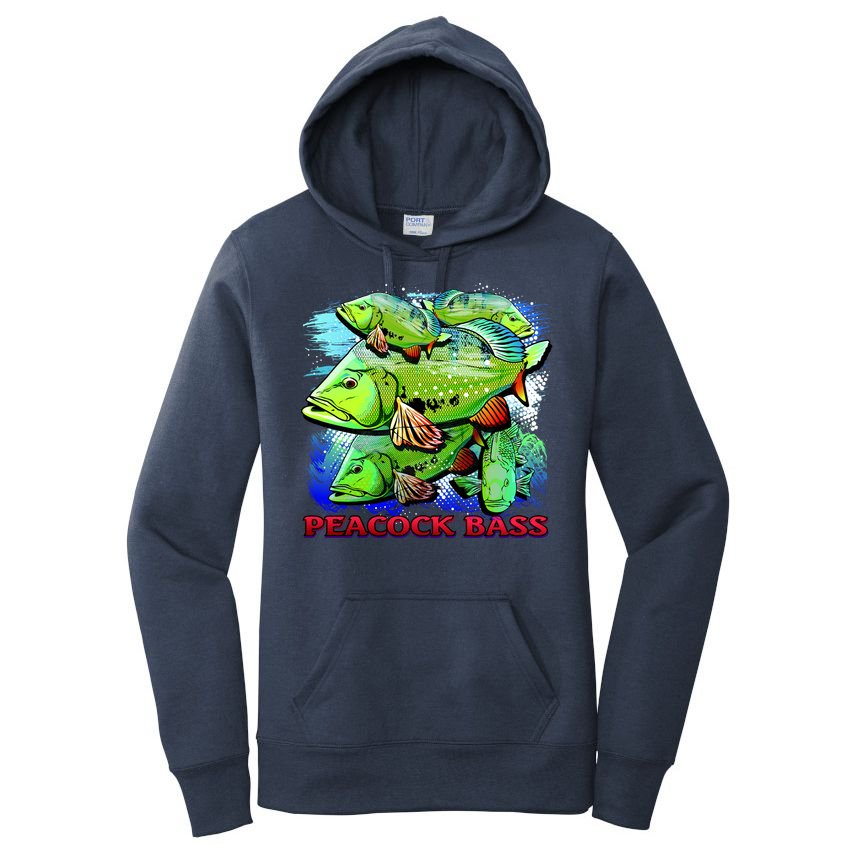 Peacock Bass Women's Pullover Hoodie