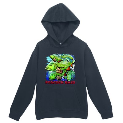 Peacock Bass Urban Pullover Hoodie