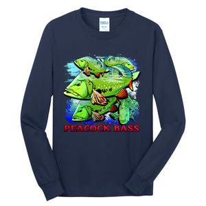 Peacock Bass Tall Long Sleeve T-Shirt