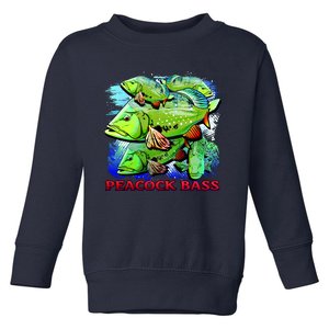 Peacock Bass Toddler Sweatshirt