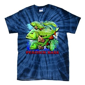 Peacock Bass Tie-Dye T-Shirt