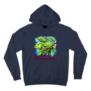 Peacock Bass Tall Hoodie