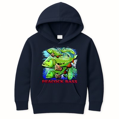 Peacock Bass Kids Hoodie