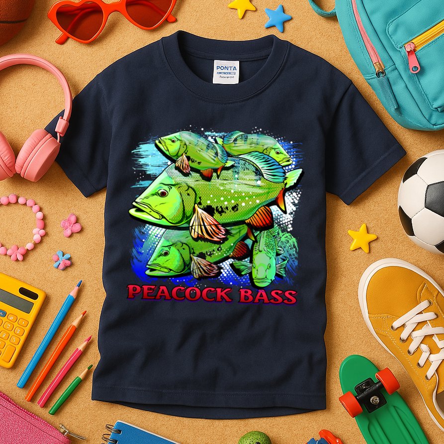 Peacock Bass Kids T-Shirt
