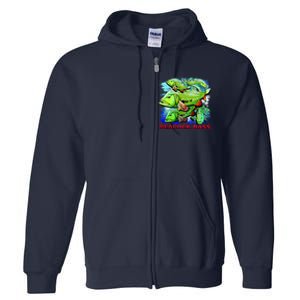 Peacock Bass Full Zip Hoodie