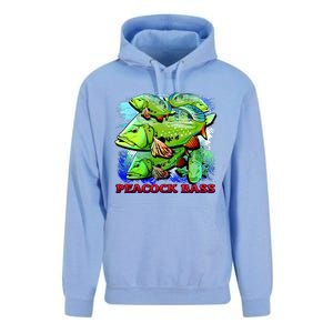 Peacock Bass Unisex Surf Hoodie