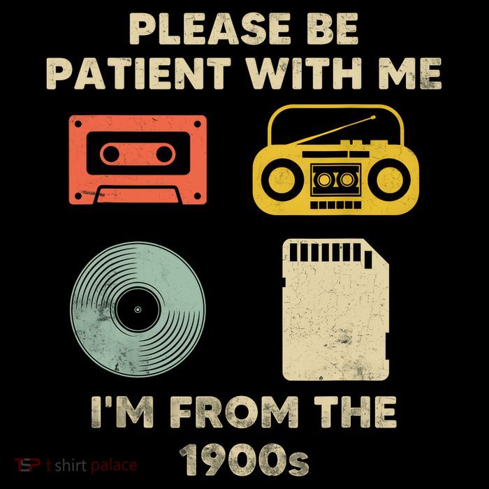 Please Be Patient With Me Im From The 1900s Drawstring Bag