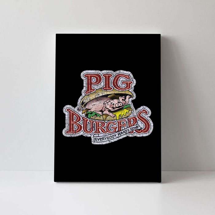 Pig Burgers Canvas