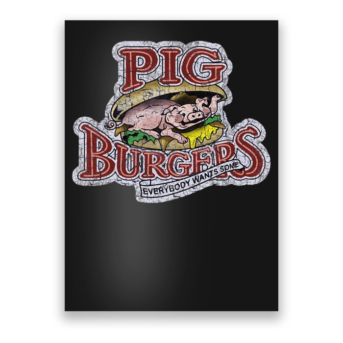 Pig Burgers Poster