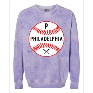 Philadelphia Baseball Philadelphia Pennsylvania Colorblast Crewneck Sweatshirt