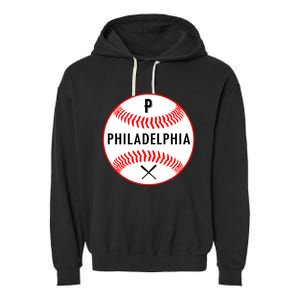 Philadelphia Baseball Philadelphia Pennsylvania Garment-Dyed Fleece Hoodie